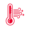 Cooling Optimization Icon Of Thermometer